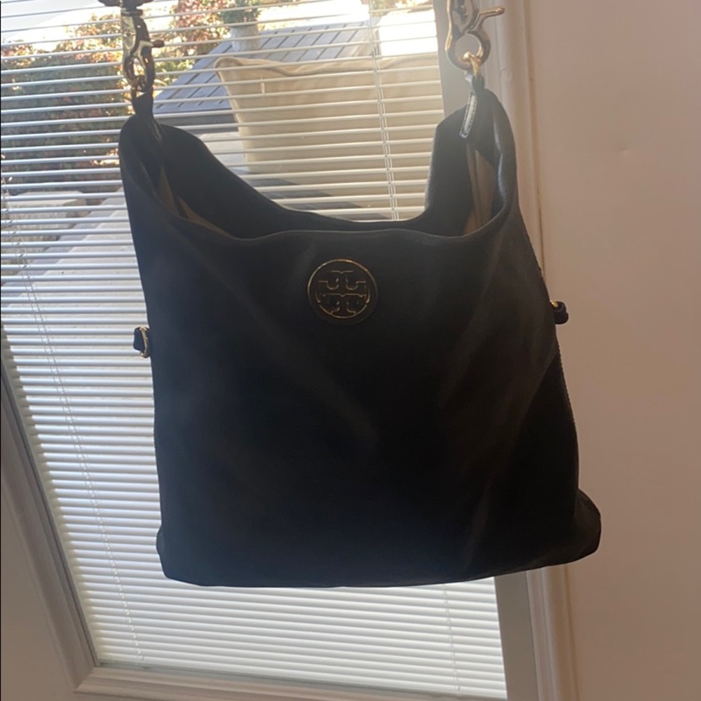 Tory Burch soft black leather convertible purse - Picture 10 of 15